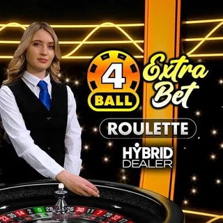 Roulette 4-Ball Extra Bet Hybrid Dealer by Inspired